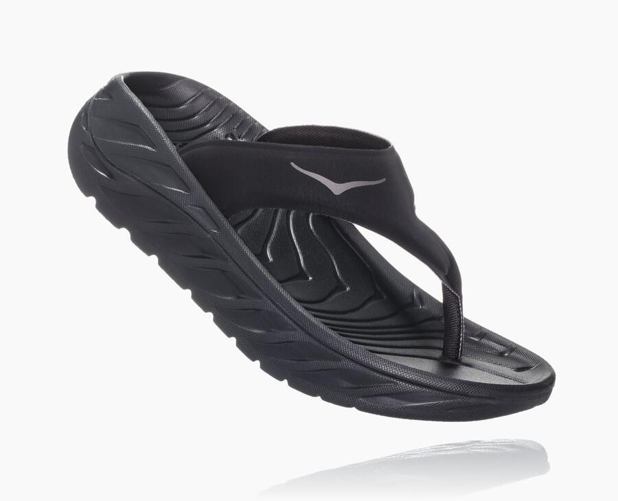 Hoka One One Ora Recovery Flip Sandaler Dam - Svarta - JRTDV-2185